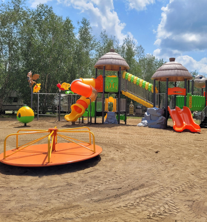 Image du parc pour enfants du Camping Lac aux Bouleaux