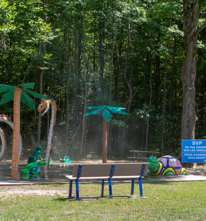 Image du parc pour enfants du Camping Lac aux Bouleaux