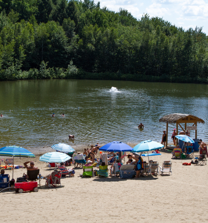 Image de la plage du Camping Lac aux Bouleaux