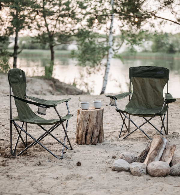 Image de chaise de camping au Camping Lac aux Bouleaux